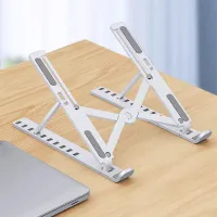 Folding stand for notebook and tablet made of aluminium alloy