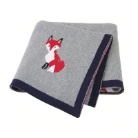 Couverture pour enfant avec renard