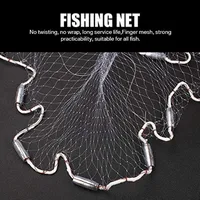 Rybářská vrhací síť s olověnými závažími - Perfektní