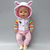 Detský oblek pre bábiku Borny Pt24 - mačací oblek