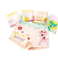 Girl panties with animals - 6 pcs