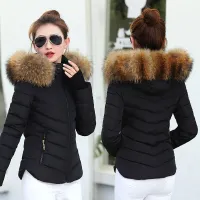 Beautiful warm ladies winter jacket with fur