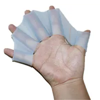 Silicone fins between fingers