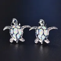 Boucles d'oreilles pendantes en forme de tortue pour femme