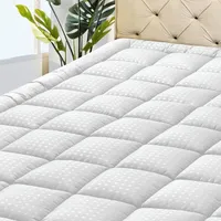 Quilted cooling top cover mattress with deep pocket