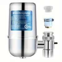 Practical tap filter for clean and tasty water - reduces chlorine and heavy metals