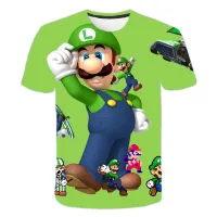 Beautiful baby T-shirt with 3D printing Mario