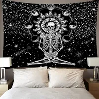 Wall tapestry skeletons Pat