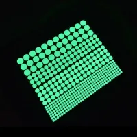 Glow-in-the-dark self-adhesive dots - 400 pieces