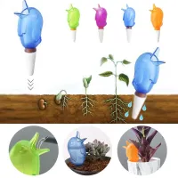 Beautiful and cheerful automatic water dispenser for houseplants in the shape of a Sigeberth bird