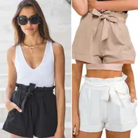 Women's elegant shorts with bow