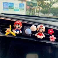 Stylish car air freshener in the motifs of popular Super Mario characters