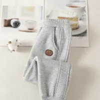 Băieți elegant fleece pantaloni de trening cu patch-uri, pantaloni calzi, haine pentru băieți pentru toamnă și iarnă, ca un cadou