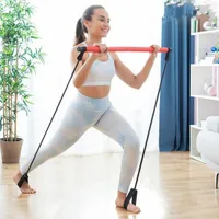 Fitness tyč s odporovými páskami a sprievodcom cvičenia od spoločnosti Resibar™