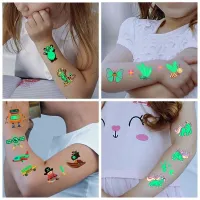 Temporary luminous tattoos for children
