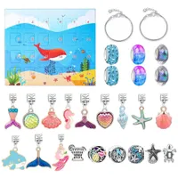 Advent calendar with pendants and bracelet - random types