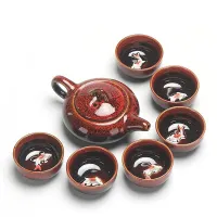 Porcelain tea set 7 pieces C122