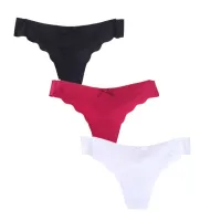 Women's Seamless Panties Thong © 3pcs