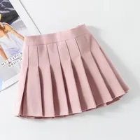 Dívčí kostkovaná plisovaná sukně