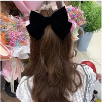 Big velvet bow for hair