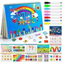 Toddler Busy Book Educational Book Drawing Book for Homeschool Learning