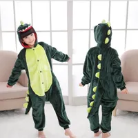 Pijama pentru copii cu animal print - overall dinozaur