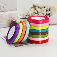Silk satin ribbons for weddings and gifts
