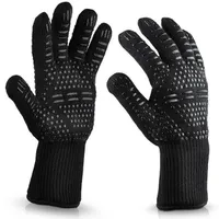 Heat-resistant barbecue gloves