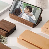 Universal luxury wooden phone holder