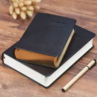 Vintage leather-bound notebook - A5, 360 pages