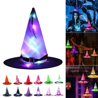 Witch hat with LED light