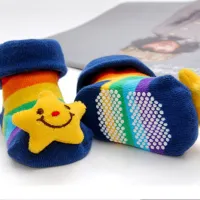 Children's non-slip cotton socks