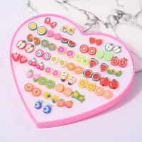 Children's set of earrings with fruit