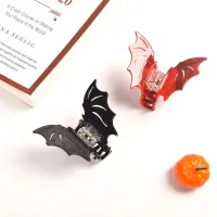 Gothic Single Color Hair Clip w kształcie Bat