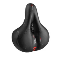 Men's bike saddle with spring