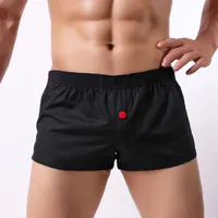 Men's underwear with a button