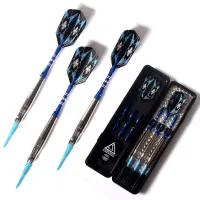 Professional set of darts with round tip designed for electronic target