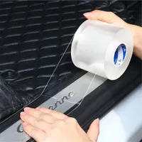Ochranná silikónová priehľadná páska proti poškriabaniu prahov auta - viac variantov Gustav