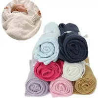 Baby cotton blanket for hot summer days - ideal for travel and photo shoots