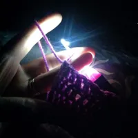 Crochet hooks with LED light