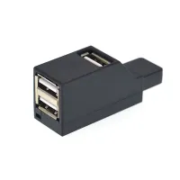 Mini hub USB 2.0 portabil cu 3 porturi
