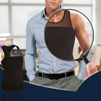 Male compression vest to strengthen the abdomen, body forming and body slimming