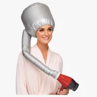 Drying cap with hair dryer
