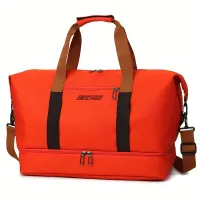 Male travel bag, shoe compartment, dry and wet compartment, large capacity, crossbody bag