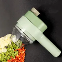 Handheld electric vegetable slicer 4 in 1