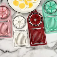 Handy egg cutter with two cutting options - more color variants Meto