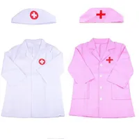 Children's fancy dress medical coat + cap