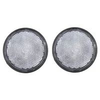 Screw-on motorcycle reflector 2 pcs