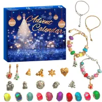 Creative Christmas advent calendar with motif - jewelry