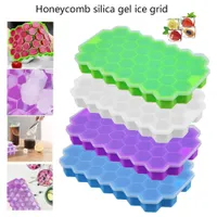 Silicone form for ice cubes with lid 37 slots Home Icemaker